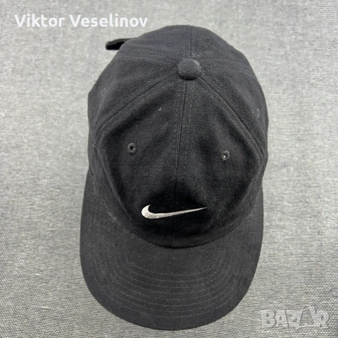 Nike Ретро Шапка 90-те Черна с Козирка Лятна, снимка 3 - Шапки - 53167582
