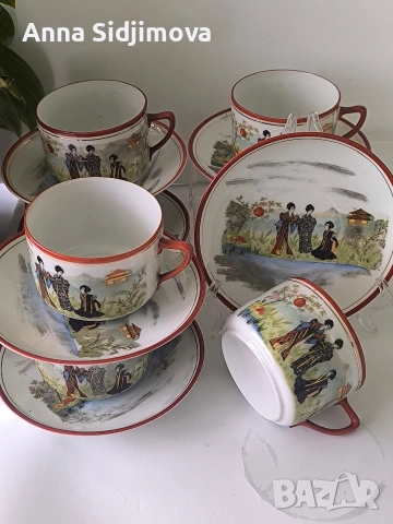 Möschl & Co., Altrohlau, Karlsbad сервиз за чай