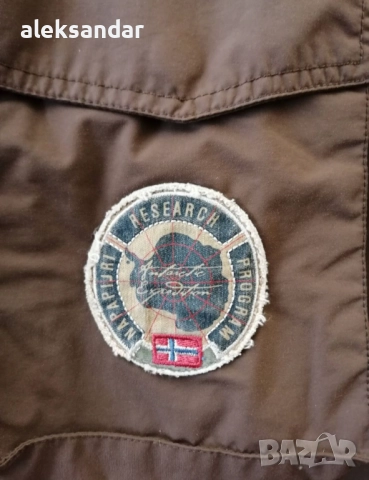 Napapijri Яке Парка Естествен косъм, снимка 4 - Якета - 52100133