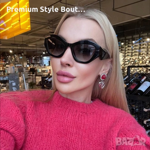 слънчеви очила prada cartier ray ban Gucci с черен обикновен калъф и ув защита , снимка 16 - Слънчеви и диоптрични очила - 53660558