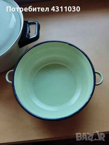 Нови емайлирани купи от 80-те години, снимка 15 - Съдове за готвене - 54203424