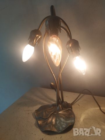 Настолна лампа в стил арт деко , снимка 4 - Настолни лампи - 45316004
