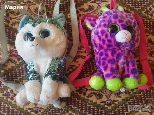 Две нови оригинални раници с животни На TY, снимка 9 - Раници - 54136130