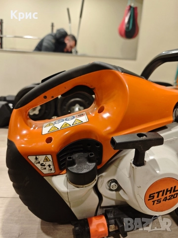 Фугорез Stihl TS420, снимка 6 - Други инструменти - 52919938