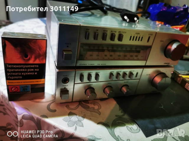 Fisher CA M100+Fisher FM100, снимка 7 - Ресийвъри, усилватели, смесителни пултове - 52804497