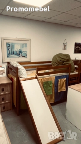 Детско легло с пързалка 