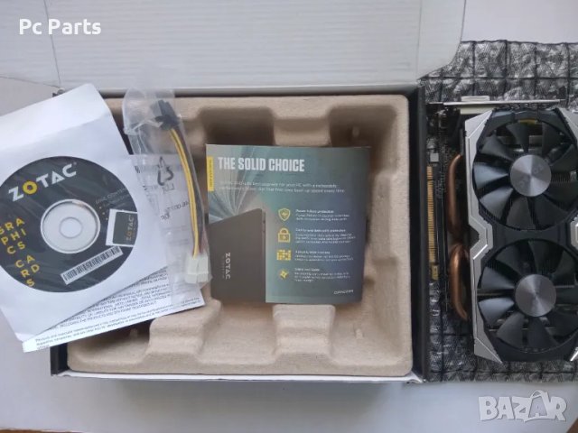 Видео карта Zotac GTX 1060 6GB GDDR5 192 Bit , снимка 10 - Видеокарти - 48504261