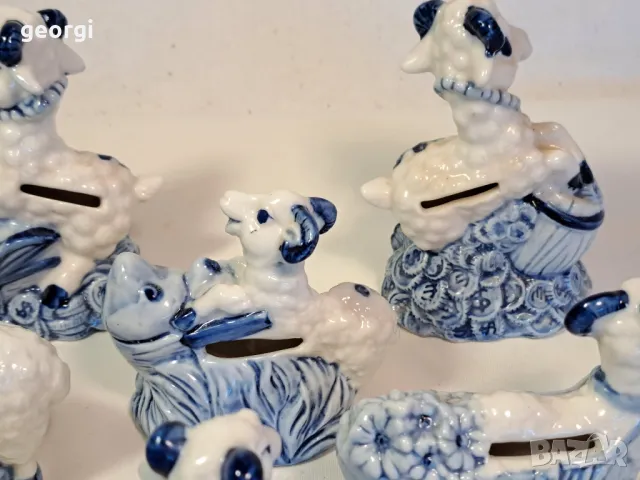 колекция порцеланови фигурки на овни касичка 25/3, снимка 8 - Колекции - 50141049