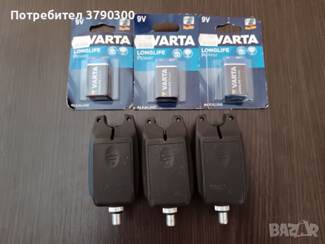 Сигнализатори 3 × Carp Focus Signal + батерии Varta, снимка 3 - Екипировка - 46758766