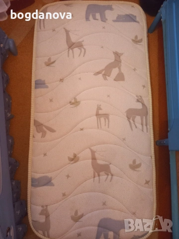 Бебешко легло/кошара на 2 нива с матрак, снимка 7 - Бебешки легла и матраци - 53996748