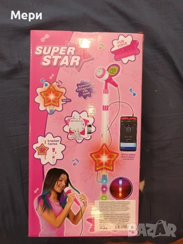 Детски микрофон на стойка, снимка 5 - Музикални играчки - 54019375