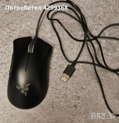 Геймърска мишка Razer, снимка 5 - Клавиатури и мишки - 52045085