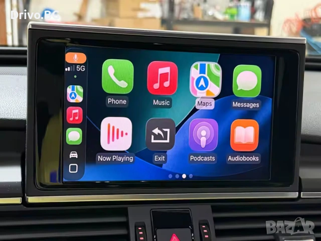Гаранция! Висококачествен Carplay и Android Auto за Audi A6 и A7 с 3G, снимка 3 - Аксесоари и консумативи - 53493217