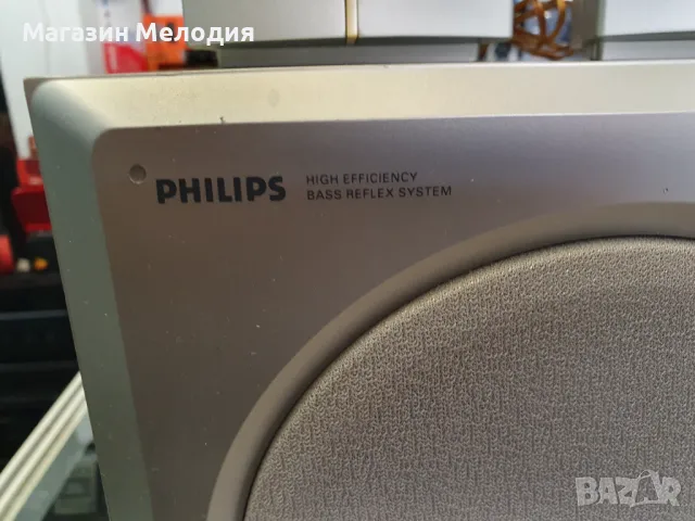 Усилвател с aux и дистанционно. Philips LX3600D с бас каса, център и 4 колони. Домашно кино, което р, снимка 4 - Ресийвъри, усилватели, смесителни пултове - 47449117