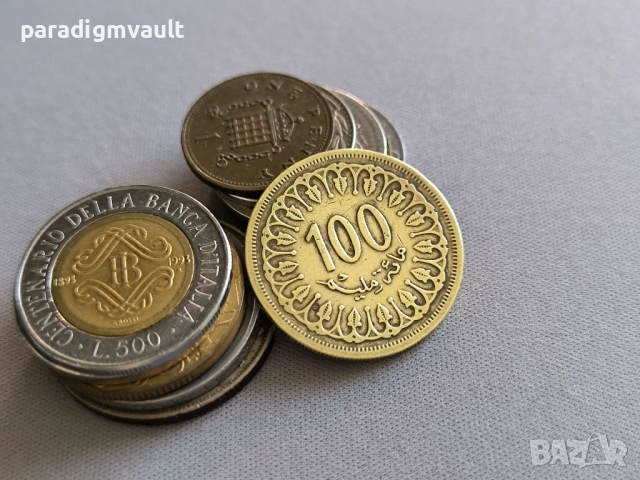 Mонета - Тунис - 100 милима | 1960г.