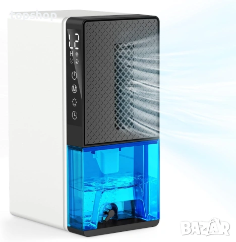 Мощен Влагоабсорбатор HomeNova 2.3L – 500мл/ден, Тих режим, Таймер и RGB  