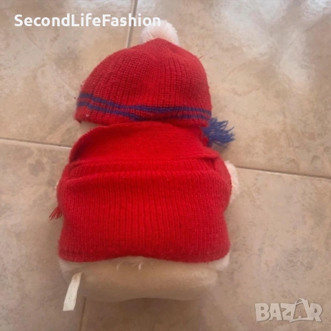 Плюшено мече от олимпийски игри 1992 , 25 см, снимка 5 - Плюшени играчки - 53941570