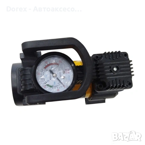 Автомобилен компресор 12V с манометър 26033 / AU-1430 – 100 PSI, снимка 3 - Аксесоари и консумативи - 53577812