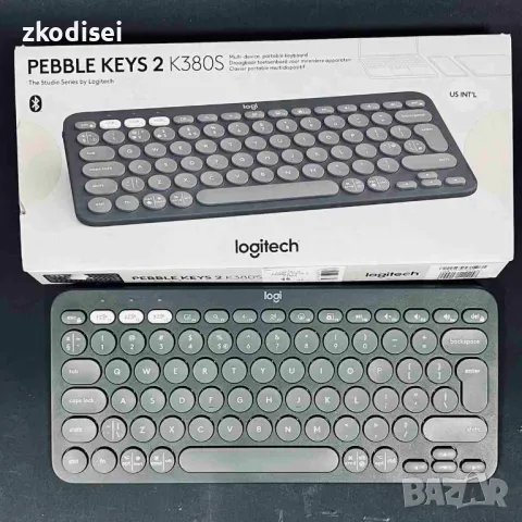 Безжична клавиатура Logitech Pebble - keys 2 K380S, снимка 1 - Клавиатури и мишки - 48374458