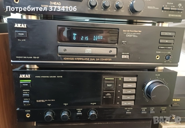 Akai AM-32, CD-37,GX-65., снимка 9 - Аудиосистеми - 53441692