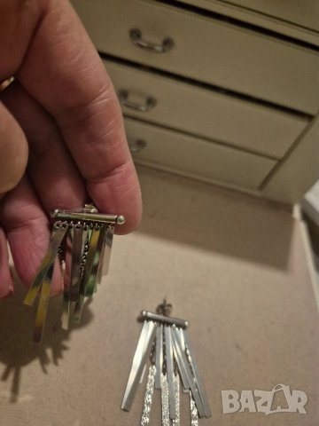 само днес сребърни обеци Имикс, снимка 3 - Обеци - 52435811