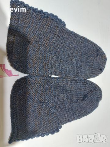 Мъжки вълнени чорапи и терлици ръчна изработка , снимка 9 - Мъжки чорапи - 45898043