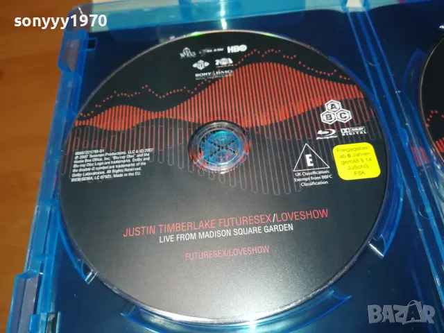 JUSTIN TIMBERLAKE BLU-RAY DISC+DVD DISC 1703251854, снимка 16 - DVD филми - 49532832