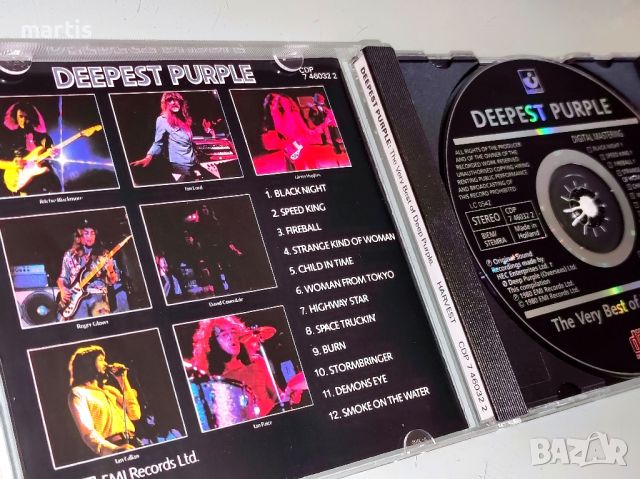 Deep Purple CD , снимка 3 - CD дискове - 45506491