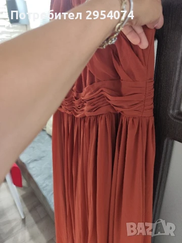 дамска рокля керемиден цвят хл 59лв, снимка 2 - Рокли - 51422771
