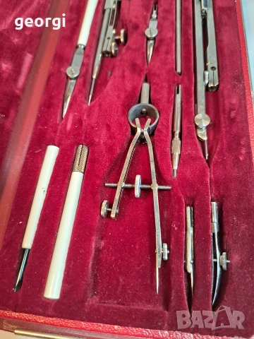 комплект прибори за чертане пергели Maho 33/1, снимка 2 - Други инструменти - 53393745