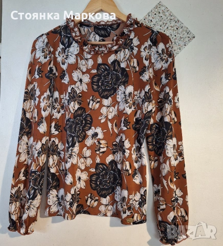 Пролетна блузка с красиви цветя