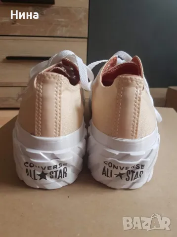 кецки на платформа Converse - Chuck Taylor All Star Lift 2X Hybrid Shine 37.5 номер, снимка 1