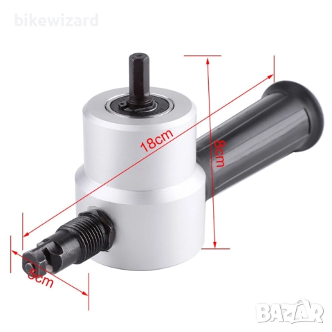 Регулируема приставка за електрическа бормашина за рязане на ламарина 1500-3000 об/мин НОВА, снимка 2 - Други инструменти - 52819412