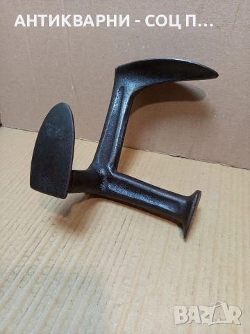 Соц Стара Обущарска Наковалня 2.200кг. НОМЕР 718., снимка 4 - Антикварни и старинни предмети - 53513641