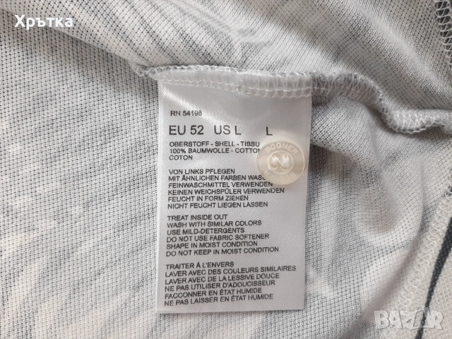 Bogner Floral Polo  - Oригинална мъжка тениска с яка р-р 52 / L, снимка 10 - Тениски - 54167834