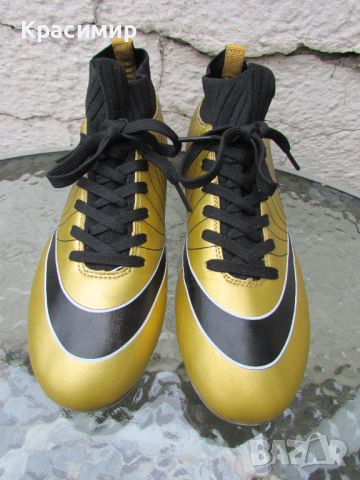 Златисти футболни обувки IFIKK, снимка 4 - Футбол - 45456751