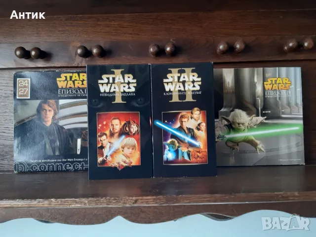 Видеокасети VHS Star Wars Невидима Заплаха Клонираните Атакуват, снимка 7 - Други жанрове - 48981311