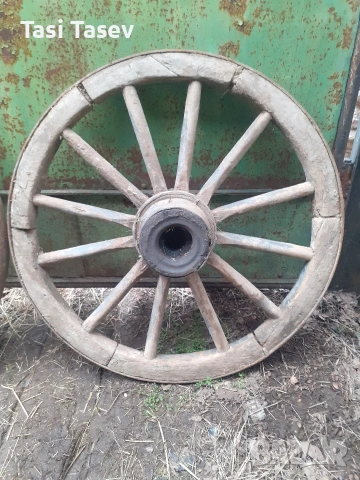 колела от каруца, снимка 3 - Декорация за дома - 53220120
