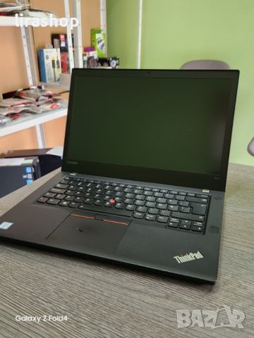 Лаптоп Lenovo ThinkPad T470 14" IPS FULL HD / Core i5 6300U / 8GB DDR4 / 256 GB M.2 NVMe, снимка 2 - Лаптопи за работа - 45648919