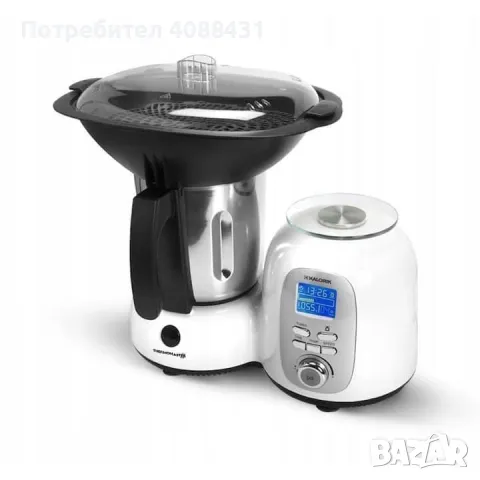 159.99 🇩🇪 Кухненски робот Kalorik THERMOMIX   В едно устройство намираме 12 функции. Всички дейнос, снимка 2 - Кухненски роботи - 47162185