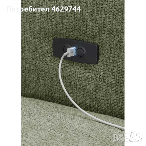 Ъглов диван Esberg с електрически релакс механизъм – ГАРАНЦИОНЕН, снимка 5 - Дивани и мека мебел - 53504055