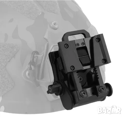 L4G24 NVG Mount Bracket Helmet Mounting for PVS15 PVS18 PGPNVG18 Foldable Night Vision Goggle Holder, снимка 7 - Спортна екипировка - 48150361