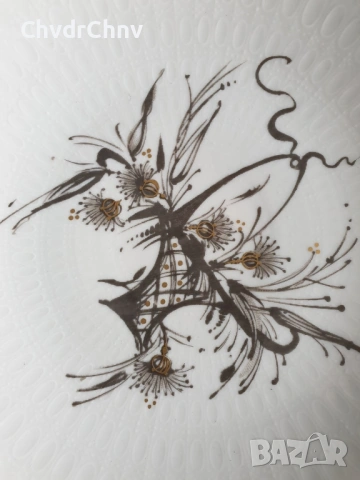 Rosenthal Studio-Line Romance/Розентал Бавария немска колекционерска порцеланова чиния-картина, снимка 7 - Картини - 54091168