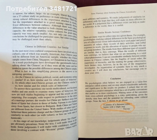 Beyond the Chinese Face. Insights from Psychology, снимка 3 - Художествена литература - 53519305