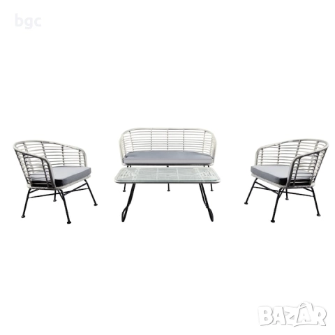 НОВ Комплект градински мебели Kring Florida, 4 броя - 24 Месеца гаранция, снимка 2 - Градински мебели, декорация  - 52074983