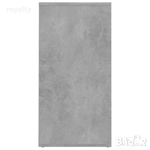 Шкафове за обувки, 2 бр, бетонно сиви, 31,5x35x70 см, ПДЧ , снимка 5 - Шкафове - 51149373