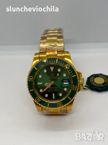 Premium Submariner Gold-Green, снимка 1 - Мъжки - 47230712