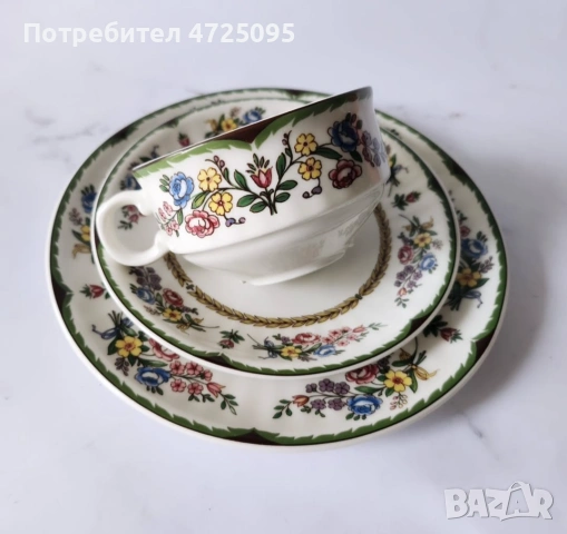 Троен порцеланов сет, снимка 3 - Чаши - 54103272