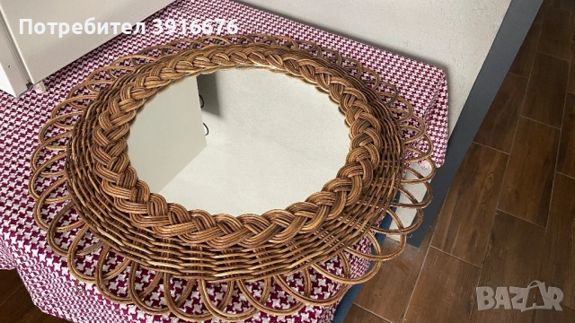 Ратаново огледало, снимка 2 - Огледала - 53950998