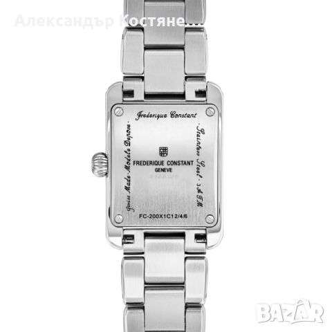 Дамски часовник Frederique Constant Classics Carrée, снимка 3 - Дамски - 45469577